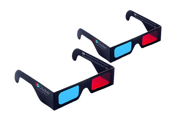 2 pairs of 3D glasses